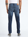 Flying Machine Slash Slim Tapered Fit Whiskered Jeans