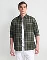 Arrow Sport Tartan Check Herringbone Shirt
