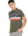 U.S. Polo Assn. Denim Co. Cotton Graphic Print Polo Shirt