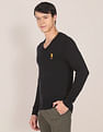 U.S. Polo Assn. V-Neck Acrylic Sweater