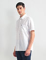 Arrow Sports Abstract Print Slim Shirt