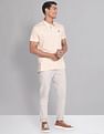 AD by Arvind Floral Print COOL-IT Real Deal Polo Shirt