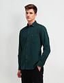 Arrow Sport Lightweight Corduroy Solid Pattern Shirt