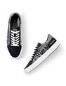 Flying Machine Men Round Toe Lace Up Seton Sneakers