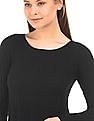 Aeropostale Long Sleeve Knit Skater Dress