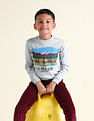 U.S. Polo Assn. Kids Boys Graphic Printed Sweatshirt