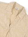 U.S. Polo Assn. Women Schiffli Midi Shirt Dress