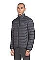 Flying Machine Long Sleeve High Neck Puffer Casual Jacket