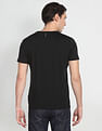 Arrow Newyork Engineered Stripe Logo Premium T-Shirt