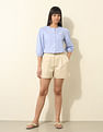 U.S. Polo Assn. Women Solid Regular Fit Top