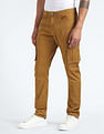 Flying Machine Mid Rise Cargo Jeans