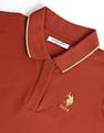 U.S. Polo Assn. Women Tipped Collar Pique Polo Shirt