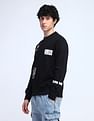 Flying Machine Relaxed Fit Printed Sweatshirt