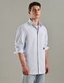 Tommy Hilfiger Striped Regular-Fit Cotton Shirt