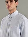 Tommy Hilfiger Striped Regular-Fit Cotton Shirt