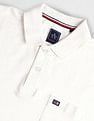Arrow Sports Patch Pocket Horizontal Stripe Polo Shirt