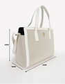 Tommy Hilfiger Solid White Polyester Hand Bags