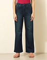 U.S. Polo Assn. Women High Rise Wide Leg Fit Jeans