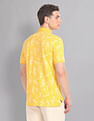 AD by Arvind Real Deal Tropical Print Polo Shirt