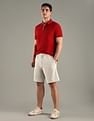 Tommy Hilfiger Solid Regular-Fit Cotton Polo T-Shirt