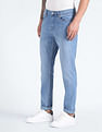 Flying Machine Stone Wash Slash Slim Tapered Jeans