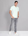AD by Arvind Vertical Stripe COOL-IT Real Deal Polo Shirt