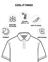 AD by Arvind Vertical Stripe COOL-IT Real Deal Polo Shirt