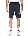 U.S. Polo Assn. Denim Co. Elasticized Waist Solid Shorts