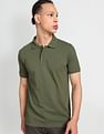 Flying Machine Solid Pique Polo Shirt