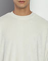Calvin Klein Crew Neck Towelling Sweatshirt