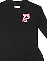 U.S. Polo Assn. Kids Round Neck Solid Sweater Dress