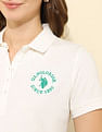 U.S. Polo Assn. Women Regular Fit Solid Polo Shirt