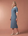 U.S. Polo Assn. Women Knitted Schiffli Polo Dress