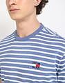 Tommy Hilfiger Logo Striped Regular-Fit Cotton T-Shirt