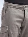 Flying Machine Solid Relaxed Fit Knitted Joggers