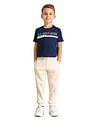 U.S. Polo Assn. Kids Boys Brand Embroidered Regular Fit Joggers
