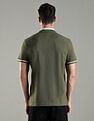 Tommy Hilfiger Printed Regular Fit Cotton Polo T-Shirt