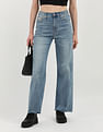 Calvin Klein Jeans Mid Rise Wide Leg Jeans
