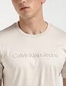 Calvin Klein Jeans Logo Regular-Fit Cotton T Shirt