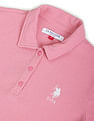 U.S. Polo Assn. Women Textured Slim Polo Shirt