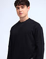 Flying Machine Solid Regular Fit Sweatshirt