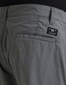 Flying Machine Mid Rise Solid Cargo Pants
