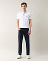 Arrow Sport Textured Pure Cotton Polo Shirt
