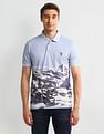 U.S. Polo Assn. Denim Co. Muscle Fit Graphic Cotton Polo Shirt