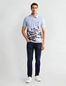 U.S. Polo Assn. Denim Co. Muscle Fit Graphic Cotton Polo Shirt