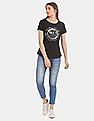 U.S. Polo Assn. Women Blue High Waist Slim Fit Stone Wash Jeggings