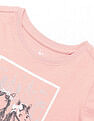 U.S. Polo Assn. Kids Girls Graphic Printed Regular Fit T-Shirt