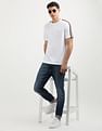 Tommy Hilfiger Shadow Stripe Detail Sleeve T-Shirt