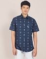 U.S. Polo Assn. Spread Collar Printed Casual Shirt