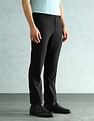 Arrow Solid Slim Fit Formal Trousers